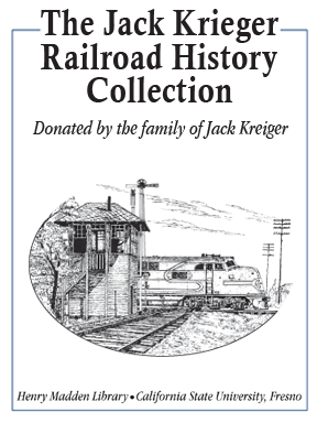 Jack Krieger Railroad History Collection Bookplate