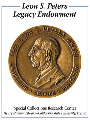 Leon S. Peters Legacy Endowment Bookplate